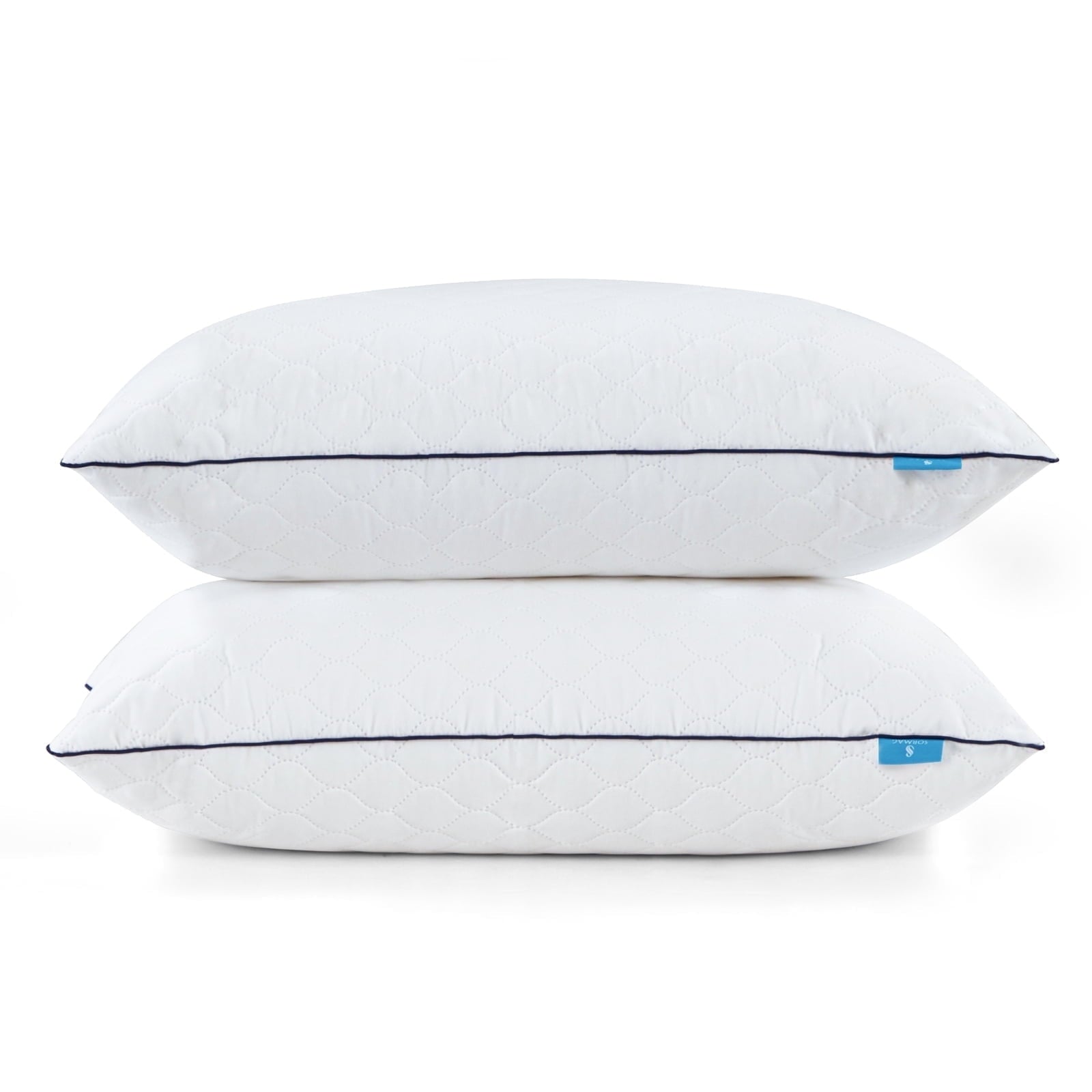SORMAG Bed Pillows for Sleeping Queen Size 20" x 30" Hypoallergenic Pillow for Side and Back Sleeper Soft Supportive Hotel Collection Pillows Set of 2 Pack Down Alternative Cooling Pillow for Bed